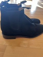 Rm Williams Suede Black