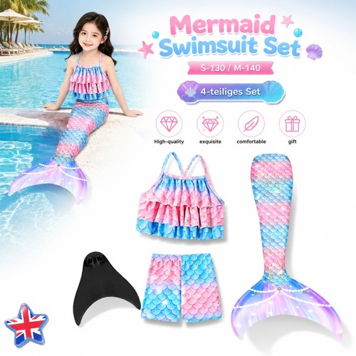 Kids girls mermaid - girls, tail
