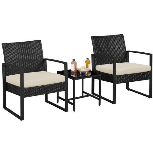 Yaheetech piece rattan - yaheetech, 3