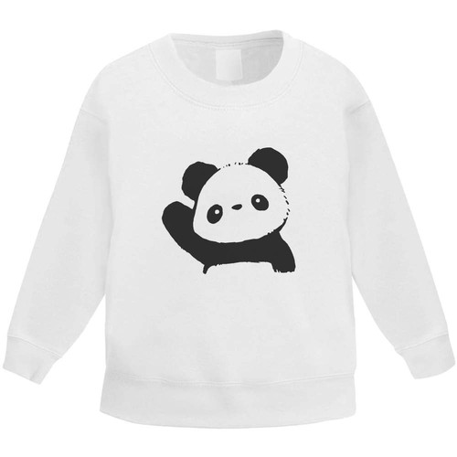 Panda waving kids - 'panda, sweatshirt