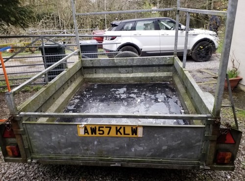 Galvanised steel trailer 5 - steel, trailer,