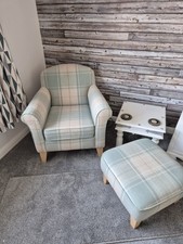 Next 'Lottie' armchair and footstool