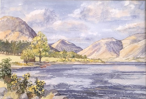Lake district wast water art - lake,