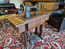 Singer Sewing Machine Base Table, Vintage