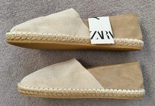 Zara men leather and - men's,