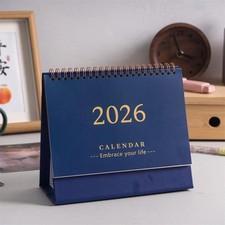 Desk Calendar 2025-2026, Standing Flip Desktop Calendar Jul. 2025 to Dec. 2026