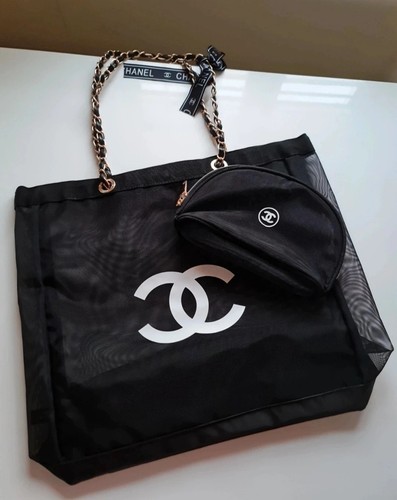 Chanel beauty mesh - chanel, tote