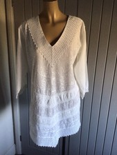 Vintage Ladies White Cotton