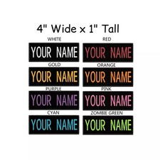 Custom Embroidered Name Tag