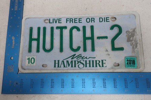 New hampshire license - nh, plate