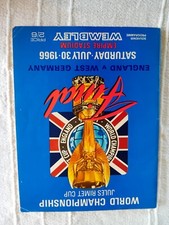 1966 World Cup Final ENGLAND v WEST GERMANY Original Programme NO WRITING *VGC*