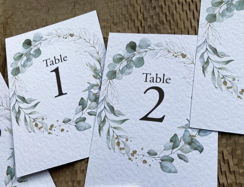 Eucalyptus wreath table - eucalyptus,