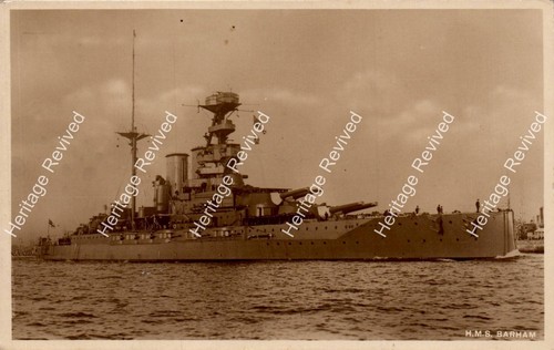 Vintage hms barham - vintage,
