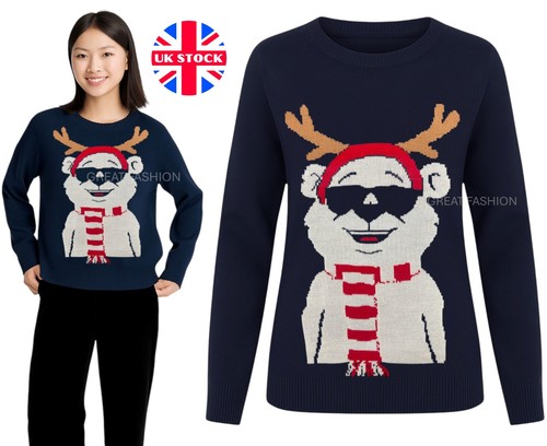Christmas xmas jumper - christmas, ladies