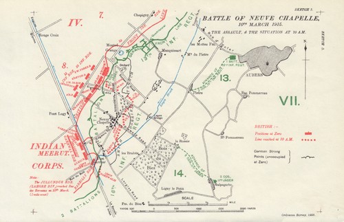 Battle neuve chapelle 10th - neuve,