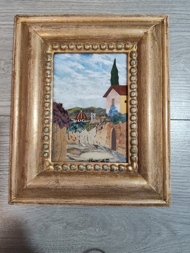 Vtg ugolini plaque - g.,