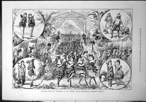Old sketches pantomime theatre - sketches,
