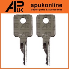 2x Ignition Key for Case