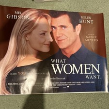 What Women Want Original UK Quad Poster
