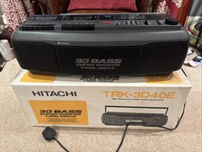 HITATCHI 3D Bass Super Woofer Twin Drive TRK-3D40E Working Includes Original Box
