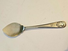 1937 George VI Coronation Silver plated Jam Spoon 12.2cm weight 14.5g