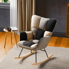 Patchwork Fabric Armchair