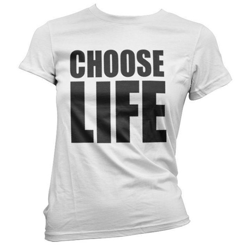 Choose life womens girls wham - choose,