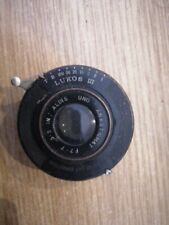 Aldis Lukos III lens, f/7.7 3.5in