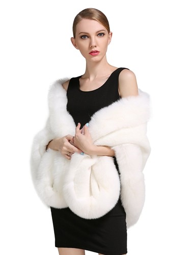 Beautelicate faux fur wrap - fur,
