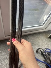 Brown Rubber Reins, Pony