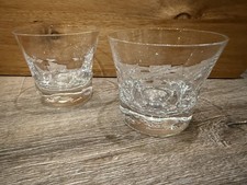 Baccarat Beluga Tumbler  Crystal Rock Glass Set of 2 with Box pair glass