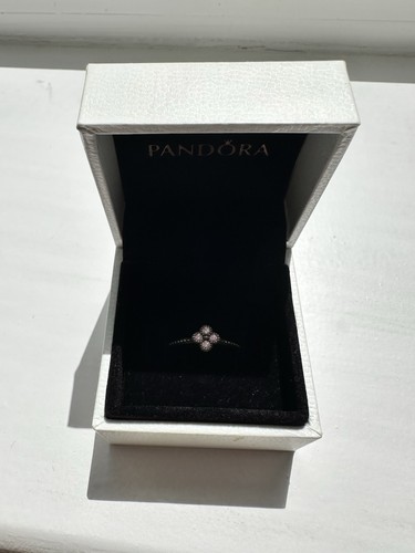 Pandora ring rose gold flower - rose,