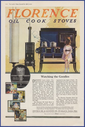 Vintage 1919 florence oil cook - vintage,