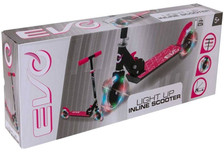 Evo light up Inline scooter Pink scooter aged 5+