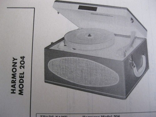 Harmony 204 phonograph record - 204,