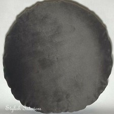 Handmade Soft Round Plush Velvet Cushion Cover Circle Bed Sofa Pillowcase Decor