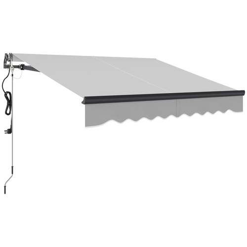 Electric awning with - x, 2m