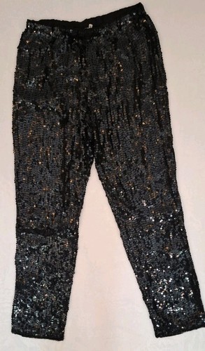 Womens vintage black sequin - vintage,