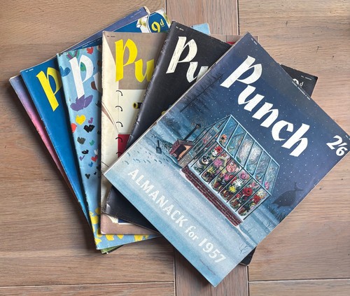 1950 punch magazines back - 1950's,