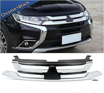 Front bumper grille - grille, chrome