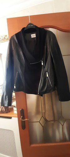 Faux leather biker jacket - ,
