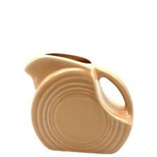 Vintage Fiestaware Apricot Mini Disc Creamer Pitcher 5oz
