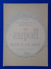 THE BEATLES Free As A Bird UK 1995 300mm x 210mm promo window sticker UNUSED!