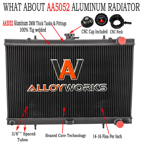 Rows aluminium radiator - 3,