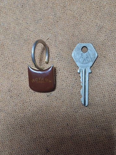 Rotary promotional keychain