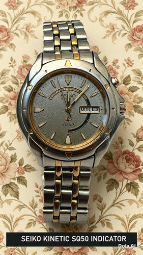 Seiko kinetic watch sq50 - watch,
