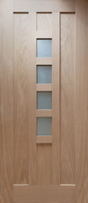 Oak external door - door, newton
