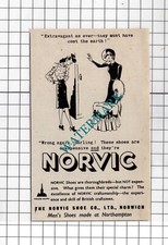 Norvic Shoes Advert Wartime WW2   - 1942 Small Clipping