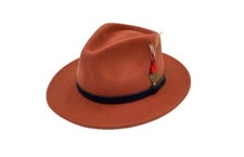 100 % Wool Fedora Hat Unisex