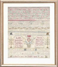 Antique Needlework Alphabet